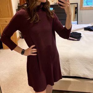 American Eagle knit turtleneck dress